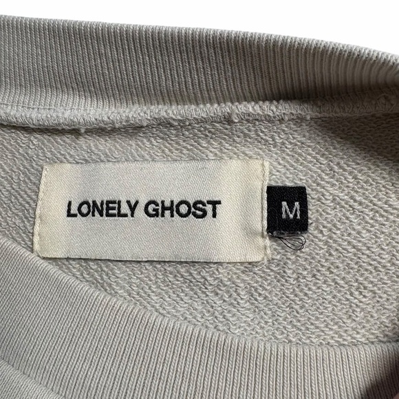 🍏 Lonely Ghost “Lonely” Apple Crewneck | Size Medium - Picture 4 of 7